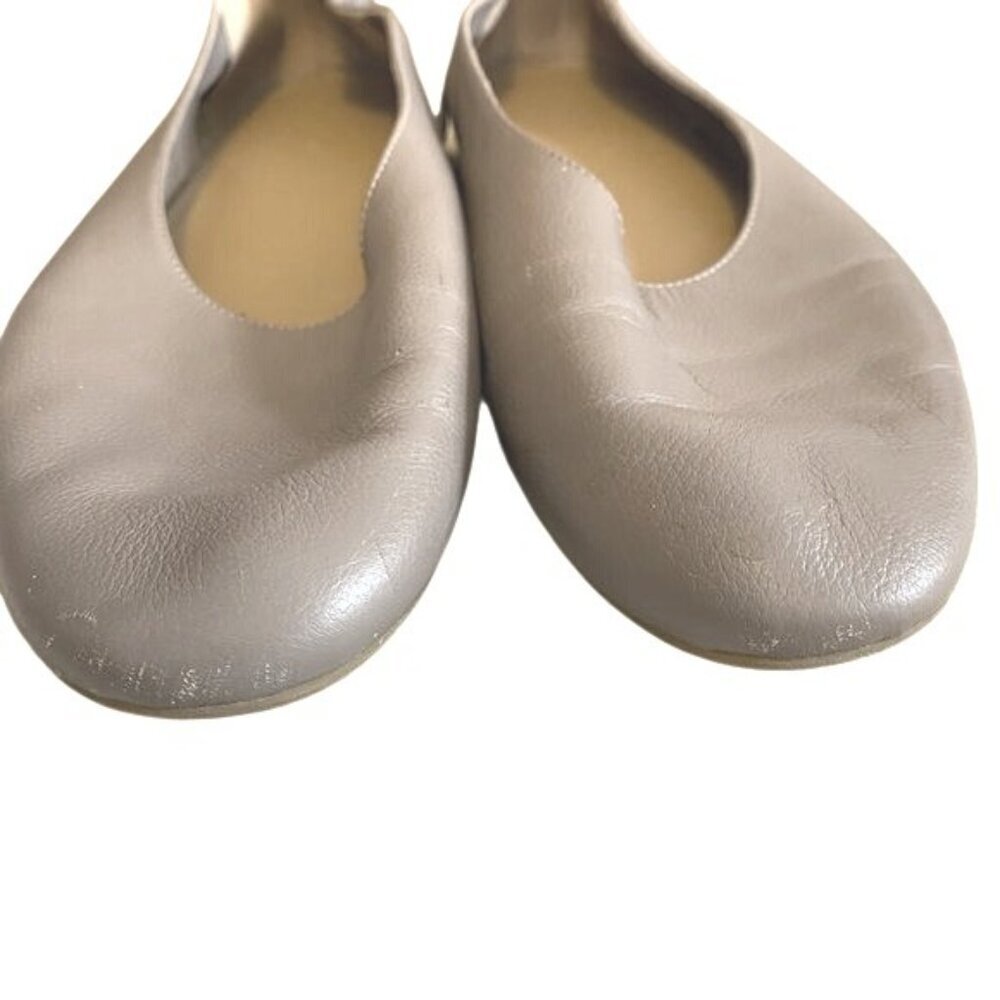 Everlane Mocha Taupe Leather Day Glove Flats Ballet Shoes Discontinued Color 9.5 - Picture 12 of 15